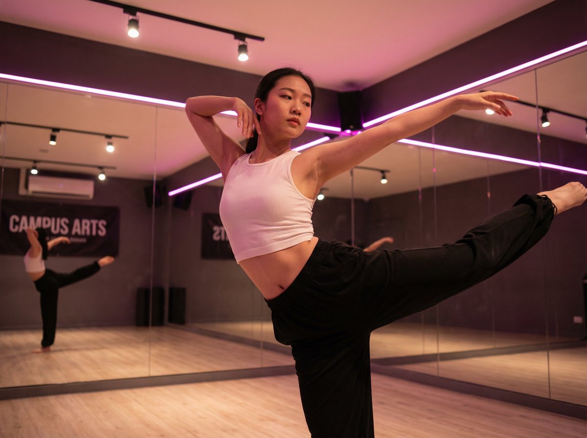 黄色仓库甜美舞蹈传媒